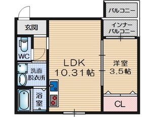 レーヴ茨木元町の物件間取画像